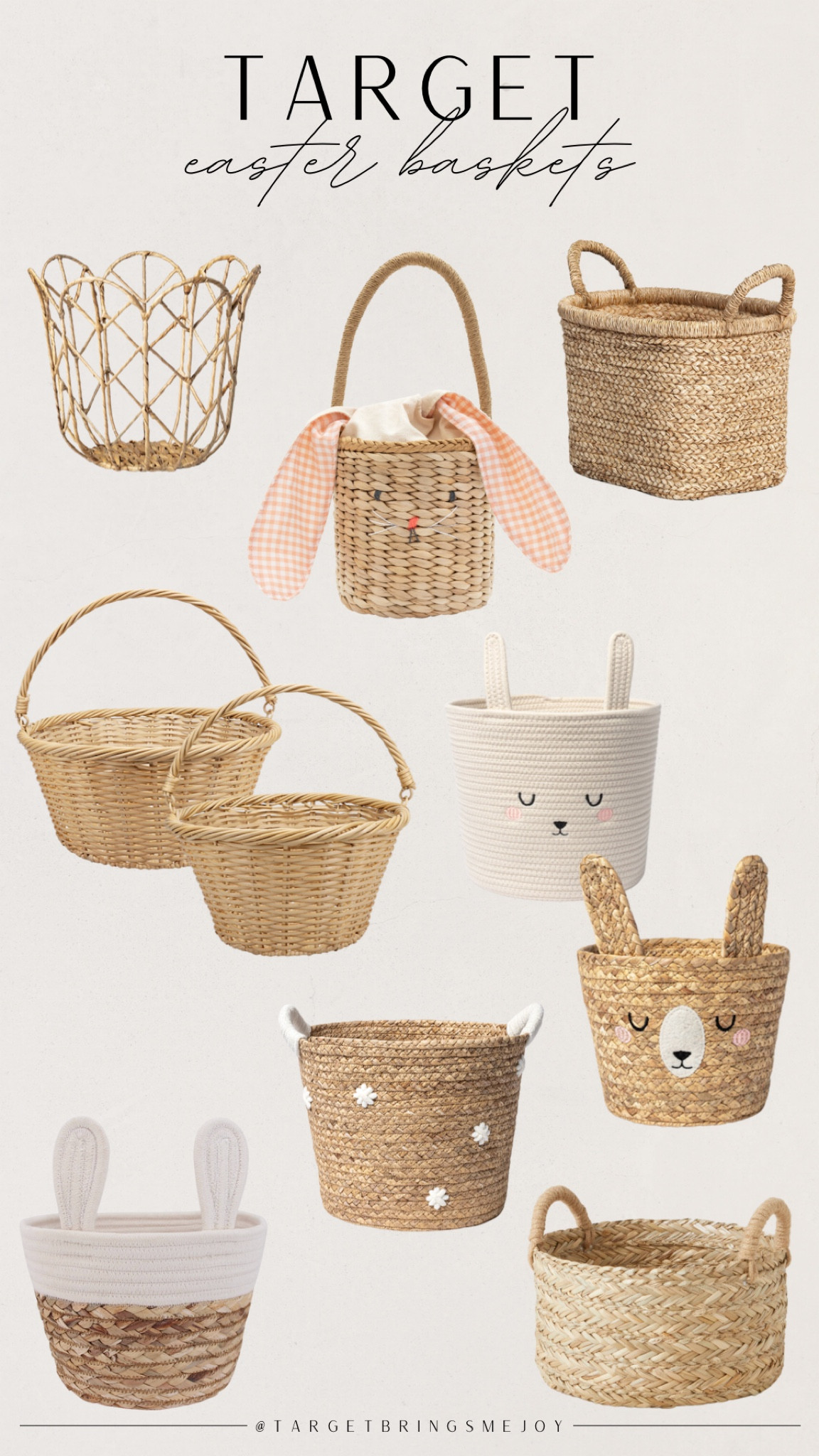 Easter baskets from Target

#target #targetstyle #targetkids #easter #easterbasket #easterbasketideas #easterbunny #targetfinds #targetdeals #targethome #targetbaby

#LTKkids #LTKSeasonal #LTKbaby