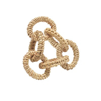 Rattan Link Napkin Ring in Natural | Perigold