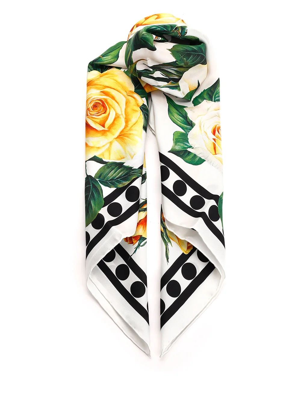 Dolce & Gabbana Floral Printed Scarf | Cettire Global