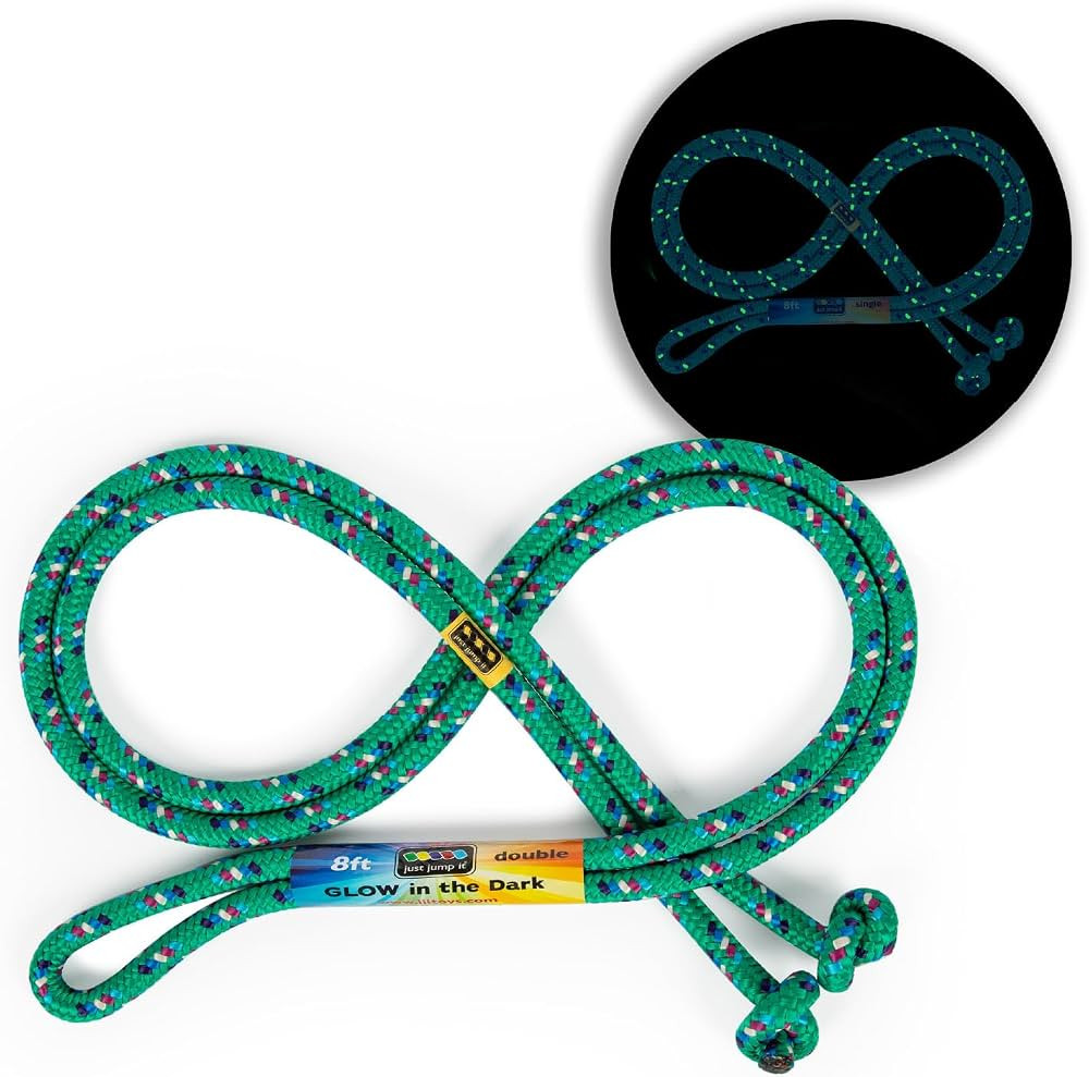 Just Jump It 8 Foot Glow in the Dark Jump Rope for Kids, Active Outdoor Youth Fitness Exercise Eq... | Amazon (US)