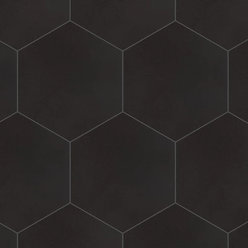 Textile Hex 9" x 10" Porcelain Wall & Floor Tile | Wayfair North America