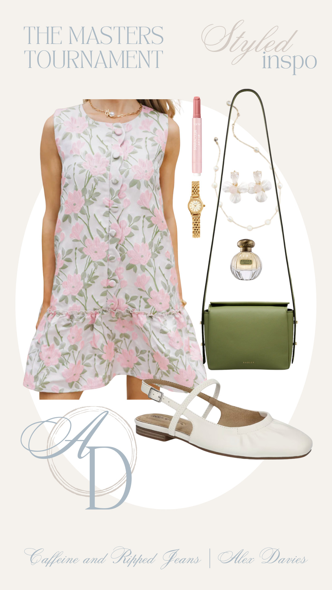 // masters tournament dress // scalloped button down shift dress // easter dress // green clutch // white flats // masters week outfit //  

 #LTKgrwm #LTKootd #LTKSeasonal