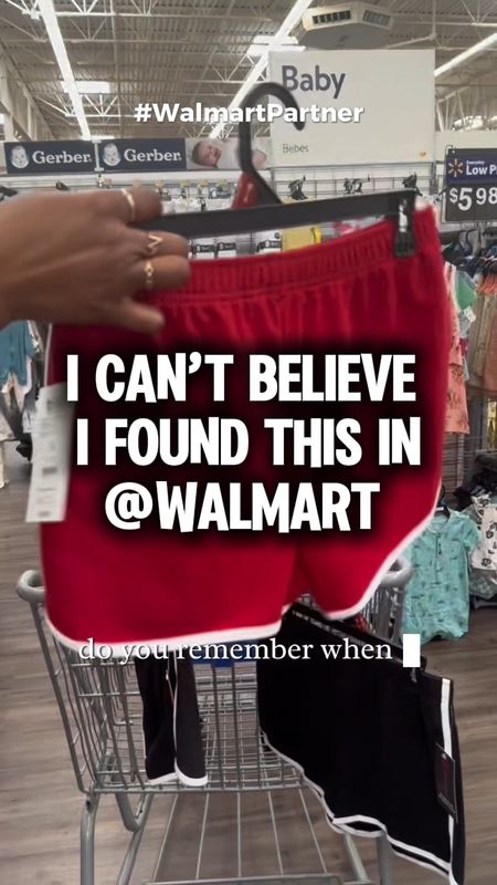 #WalmartPartner Y'all, you won't believe this! These $5 shorts I found in the women's department are ALSO available in kids' sizes too! These shorts are perfect for matching with your little one this summer! 🥰 Stock up @walmart for less than $5 or check out what I’ve linked below! @WalmartFashion! 😍✨ #WalmartFinds #Walmart #WalmartFashion