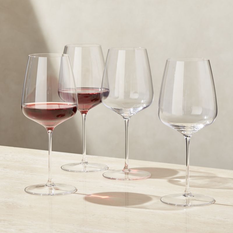 Willsberger 23-Oz. Bordeaux Glasses, Set of 4 + Reviews | Crate & Barrel | Crate & Barrel
