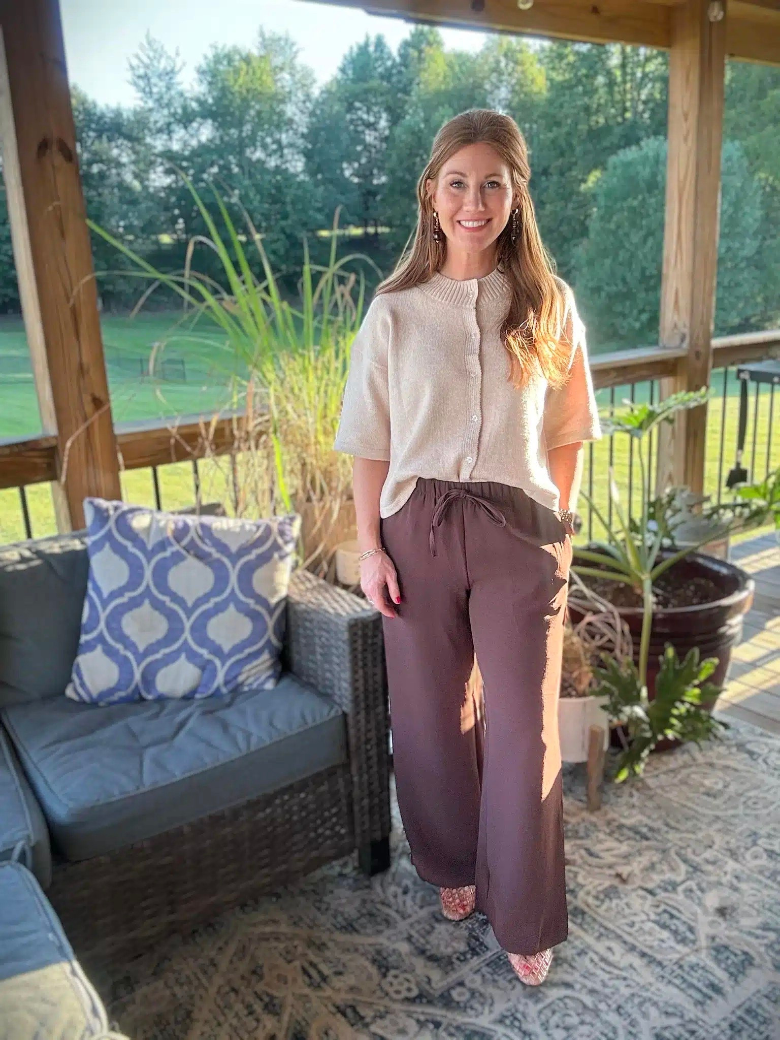 Stephanie is sharing another petite friendly look for Fall! These pants are comfortable and easy to pull on. Available in other colors!

#LTKPetite #LTKOver40 #LTKootd