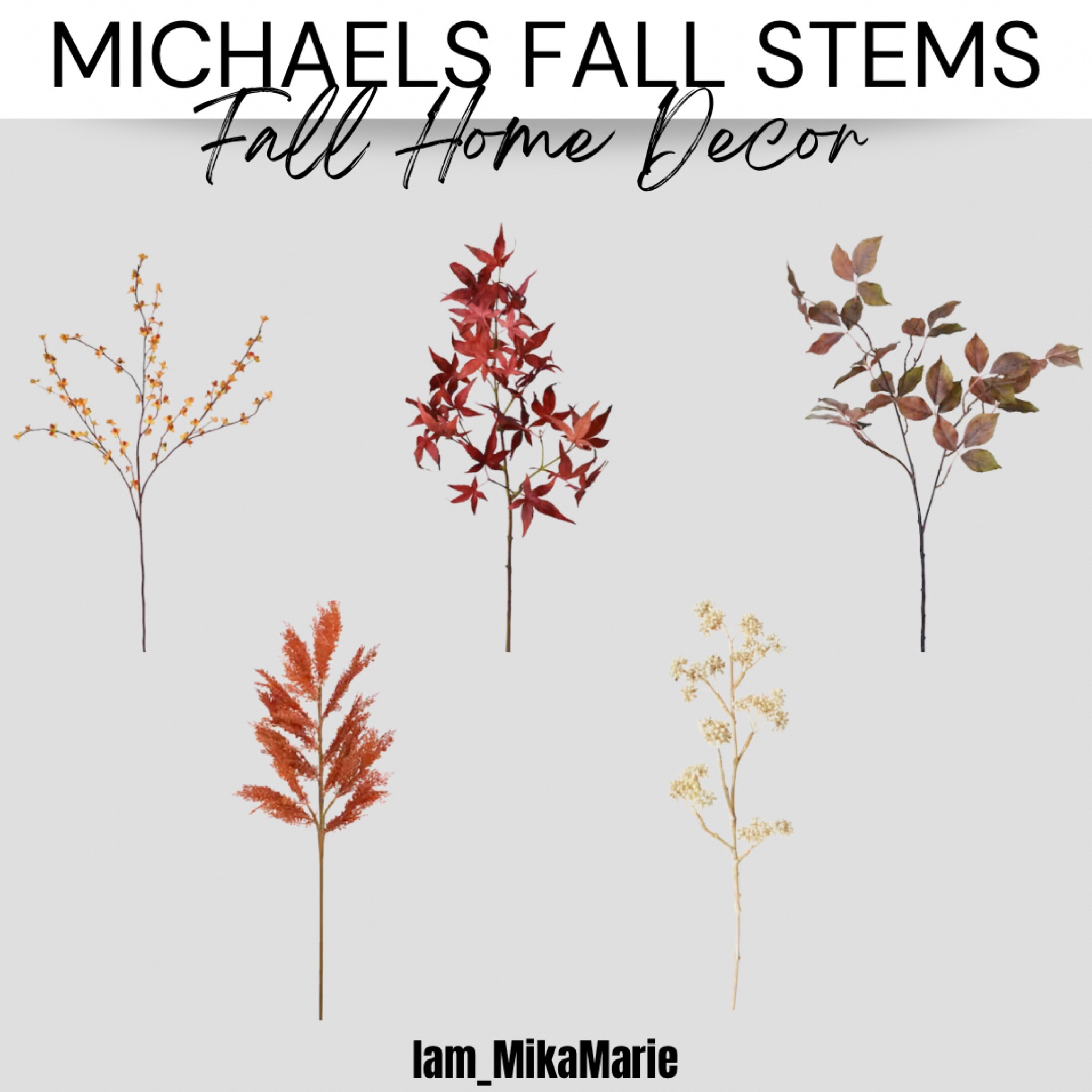 Fall 2023! Some Faux Stems at Michael’s are now on sale. Run, don’t walk!
#fall2023 #fallfauxsteam #fallstems #fallflorals #falldecor2023 #fallhome

#LTKSeasonal #LTKhome #LTKmidsize