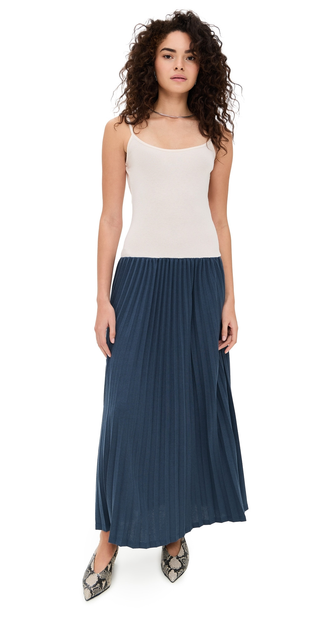 Lioness Renaissance Maxi Dress Navy Multi XS | Shopbop