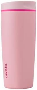 Owala SmoothSip Slider Insulated Stainless Steel Coffee Tumbler, Reusable Iced Coffee Cup, Hot Co... | Amazon (US)