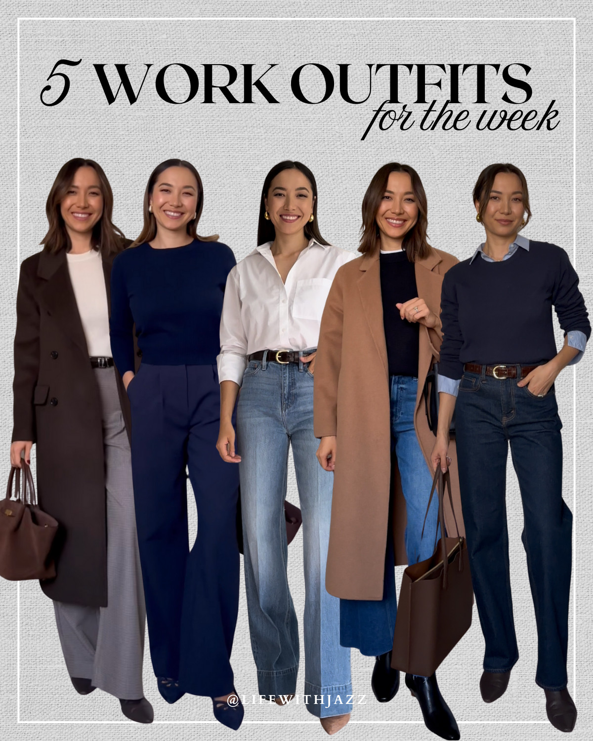  5 work outfits for the week 

#LTKWorkwear