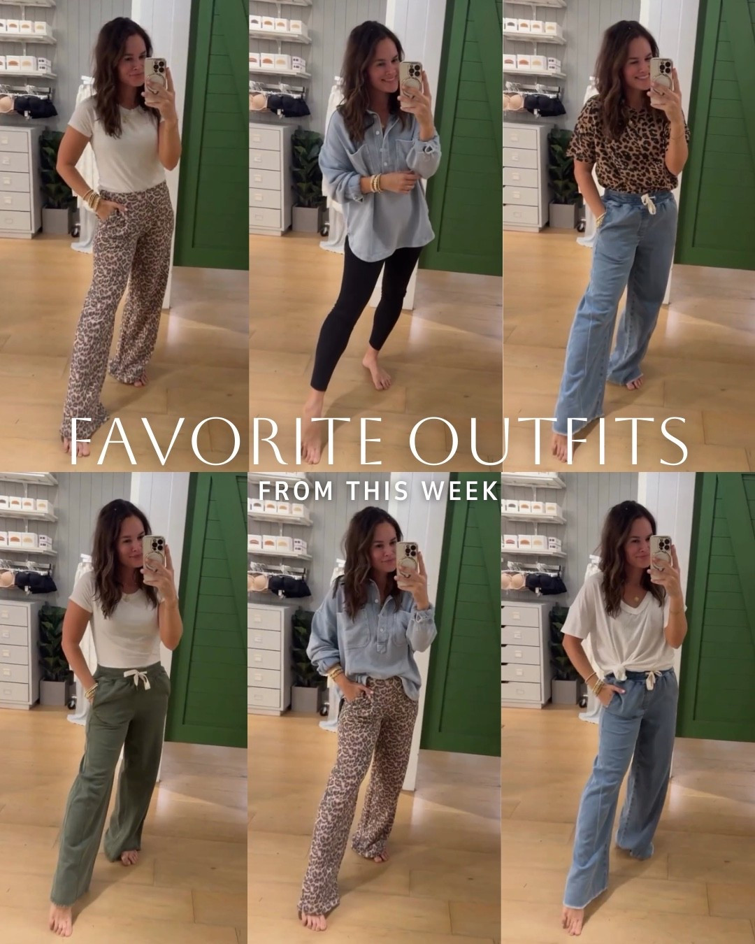 My favorite outfits this week! So many great versatile finds from Aerie. 🤎 I’ve been loving these leopard pants, and this viral pullover sweatshirt is so comfortable!

#aeriefinds #loungewear #leopardprint #layeringpieces #closetessentials #sweatshirt #closetstaples #salealert

#LTKSeasonal #LTKFindsUnder50 #LTKSaleAlert