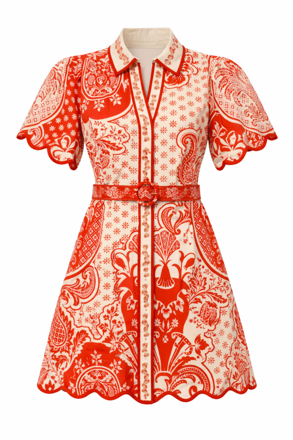 Poppy Summer Punch Paisley Mini Dress | Anna Cate Collection