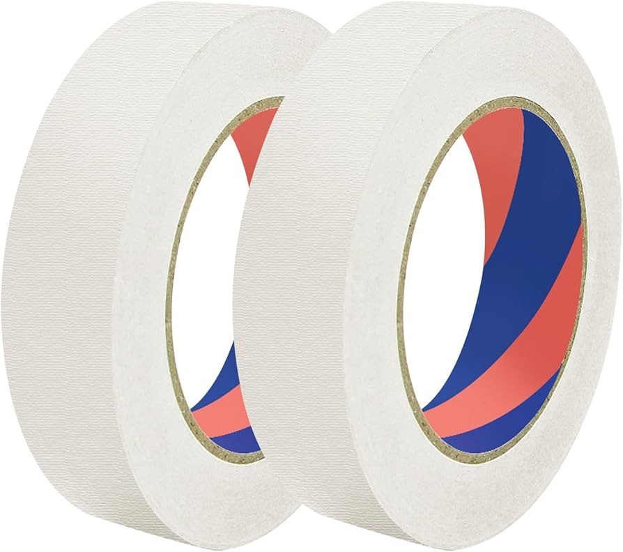 Painters Tape, 1 inch x 55 Yards x 2 Rolls White Painters Masking Tape for Indoor and Outdoor Use... | Amazon (US)
