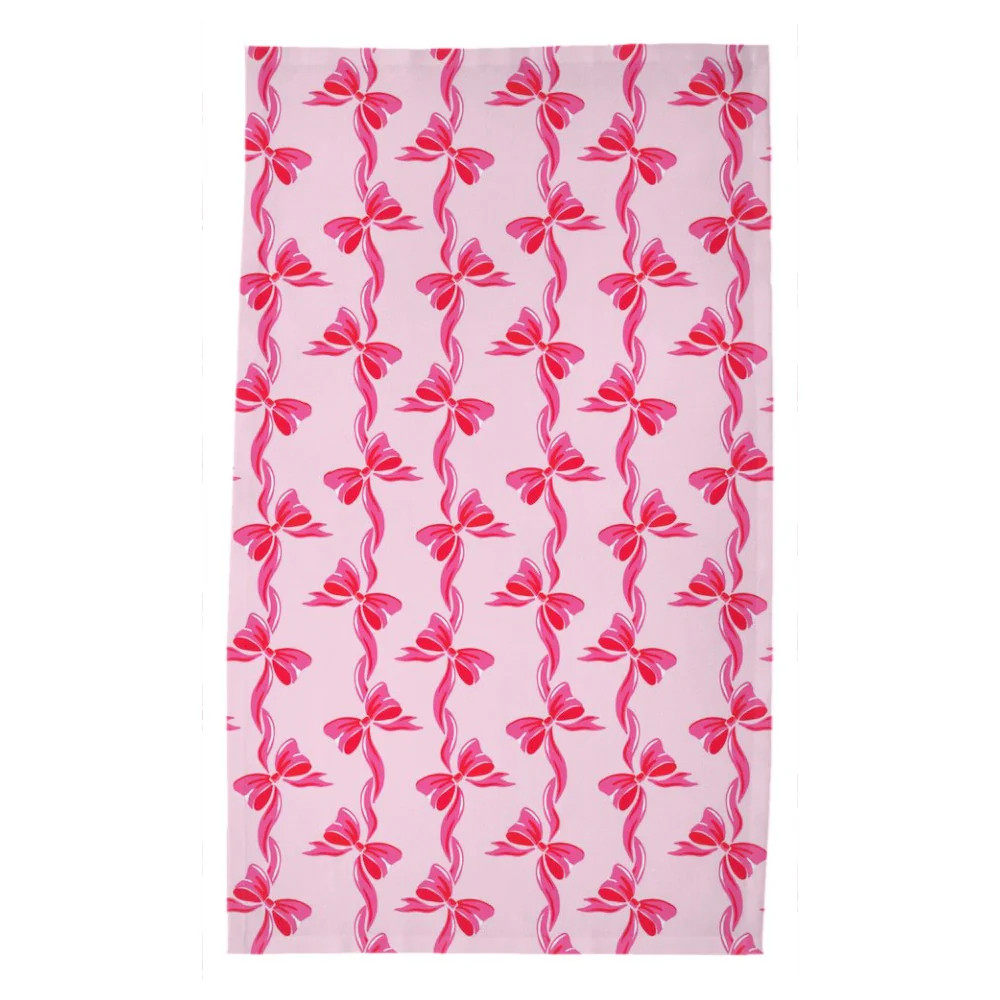 Ribbon Trellis Poly Twill Tea Towels, Set of 2 | Taylor Beach Design