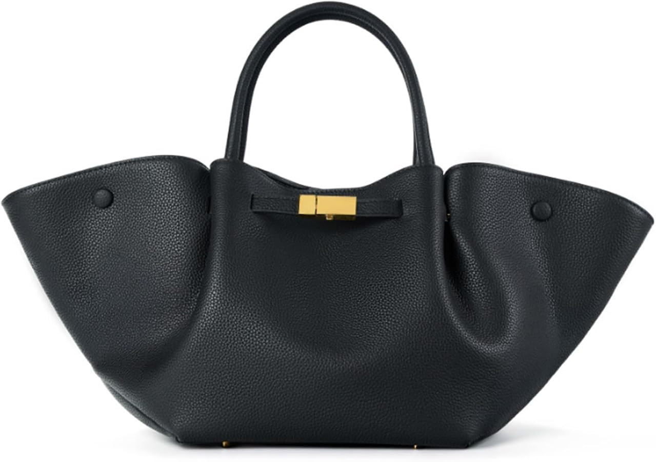 Women's Leather Tote Top Handle Bag Crossbody with Adjustable Strap | Amazon (US)