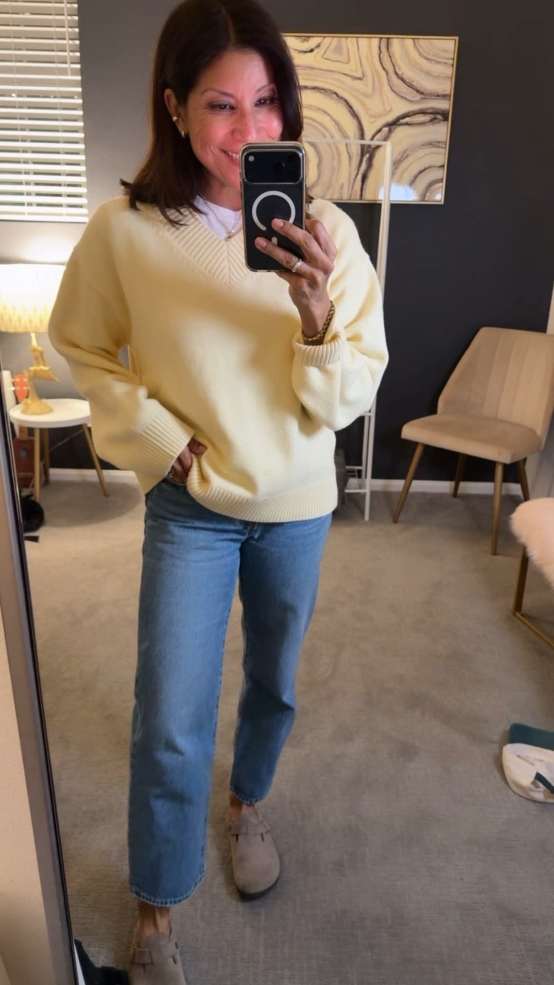 A perfect yellow for spring to summer 

H&M style 
Wearing xs 

#LTKSeasonal #LTKOver40