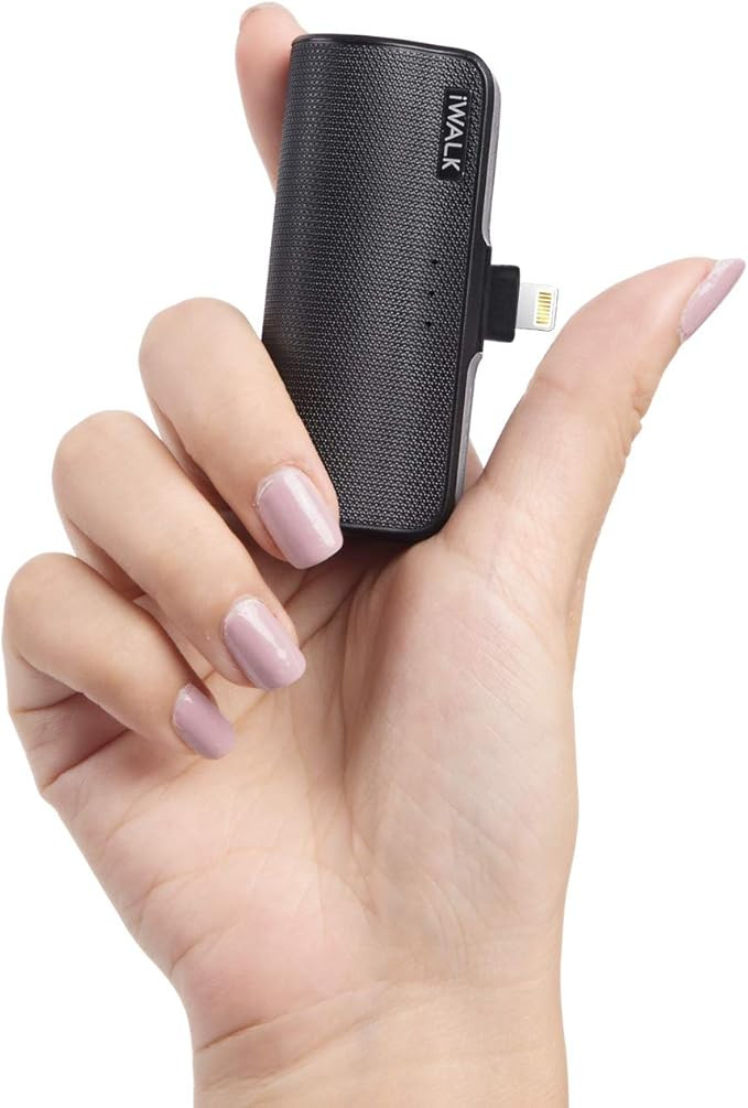 iWALK Mini Portable Charger for iPhone with Built in Cable[Upgraded], 3350mAh Ultra-Compact Power... | Amazon (US)