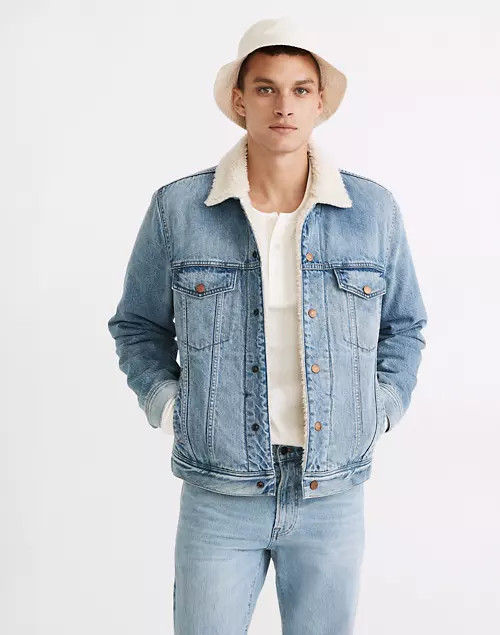 Sherpa Classic Jean Jacket in Eaves Wash | Madewell