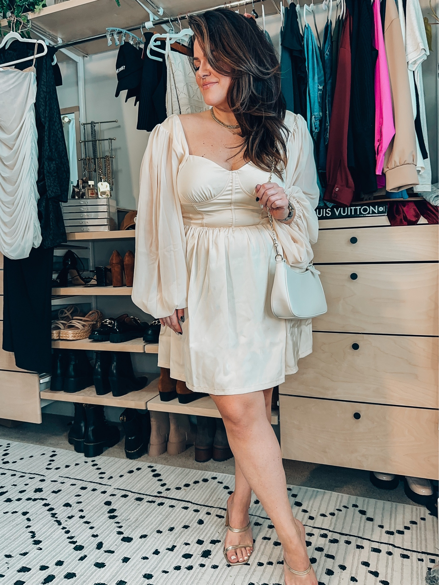 White dress- spring dress- midsize size 14 - rehearsal bride dress 

#LTKunder50 #LTKcurves #LTKwedding