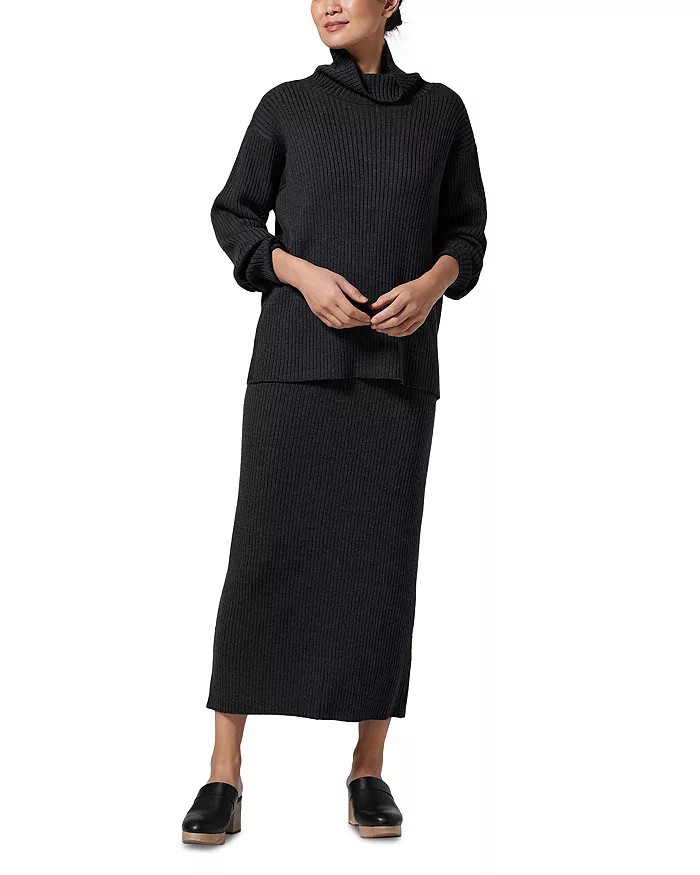 Ribbed Wool Pencil Skirt | Bloomingdale's (US)