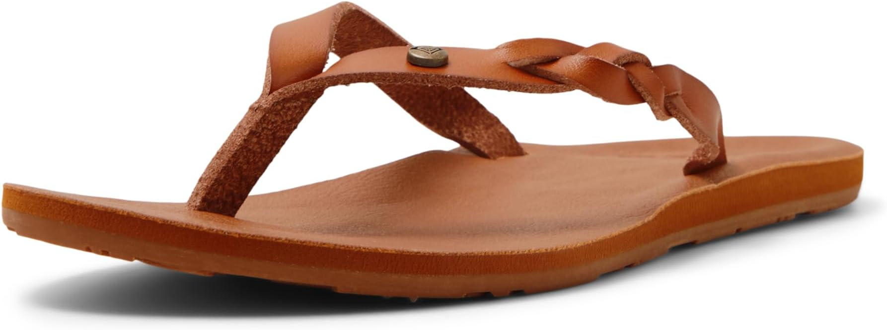 Roxy Women's Liza Flip Flop Sandal, Tan, 8 | Amazon (US)