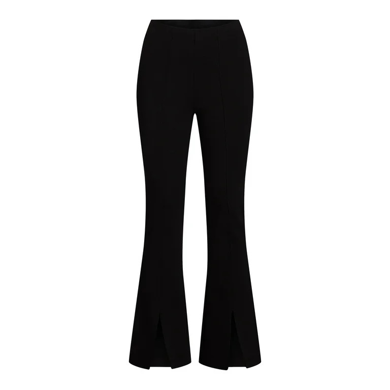 Time and Tru Women's Flare Ponte Pants, Sizes XS-XXXL | Walmart (US)