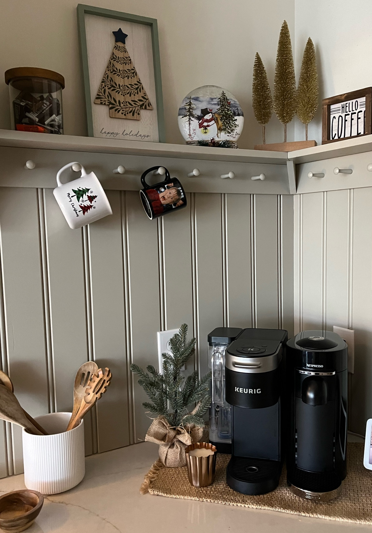 Christmas coffee station 

#LTKSeasonal #LTKGiftGuide #LTKHome