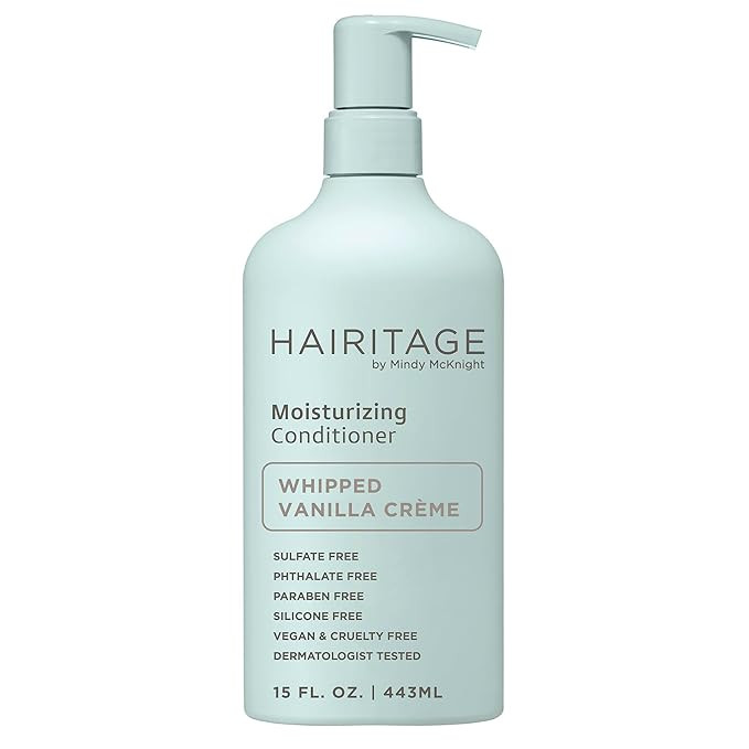 Hairitage Vanilla Moisturizing Conditioner | Hydration for All Hair Types, Color & Treated, Fine ... | Amazon (US)