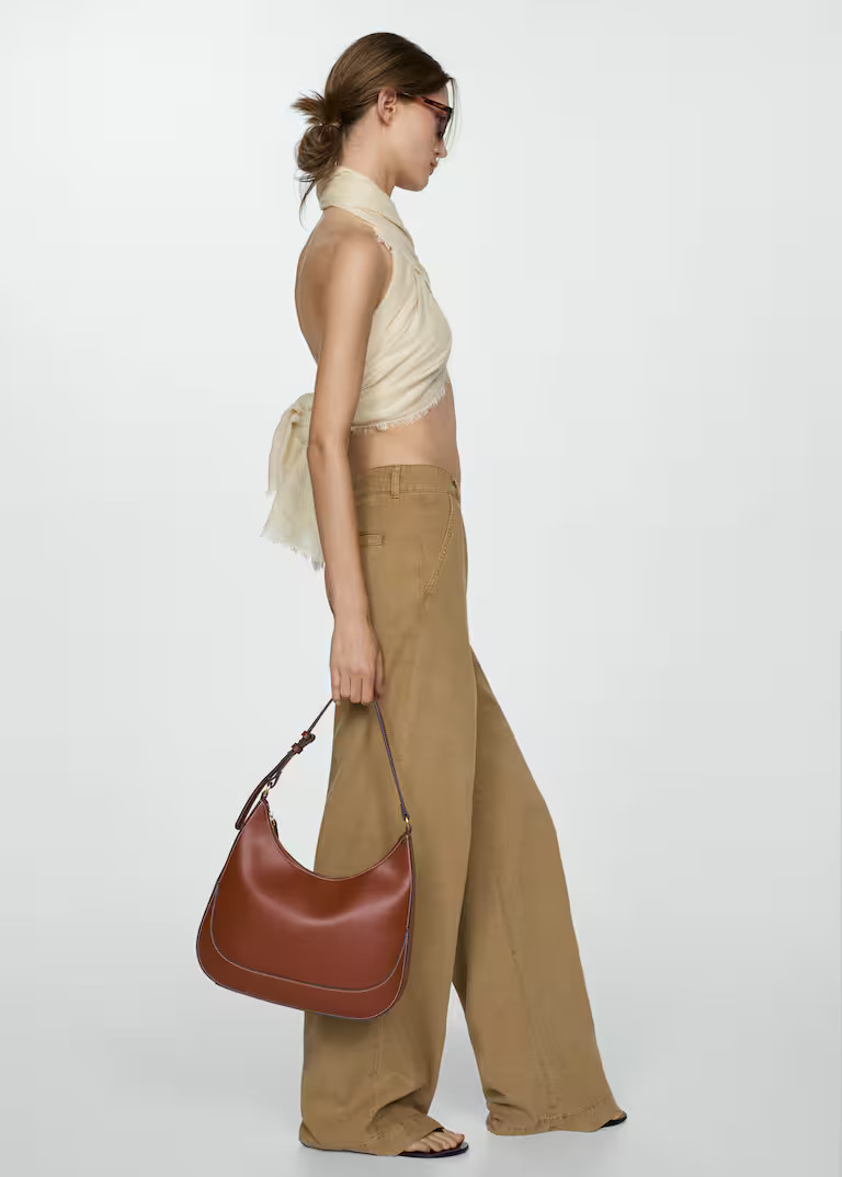 Short handle shoulder bag -  Women | Mango United Kingdom | MANGO (UK)