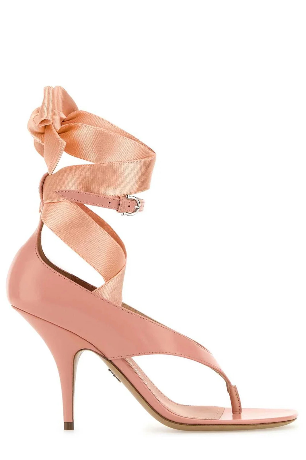 Ferragamo Ribbon Heeled Sandals | Cettire Global