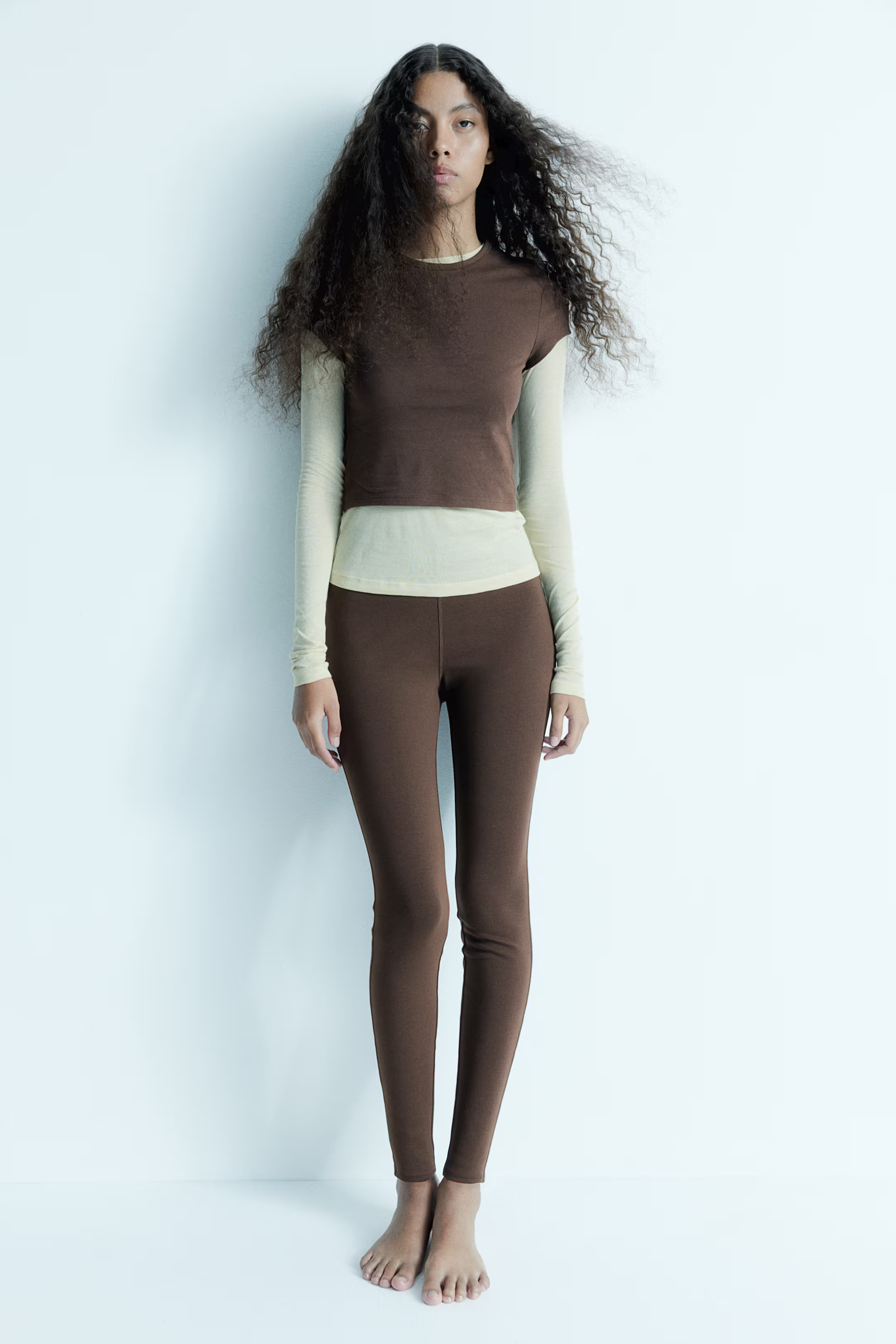 Jersey leggingsNot saved to favourites£12.99Colour - Dark brownSelect size  XXS    XS  ... | H&M (UK, MY, IN, SG, PH, TW, HK)