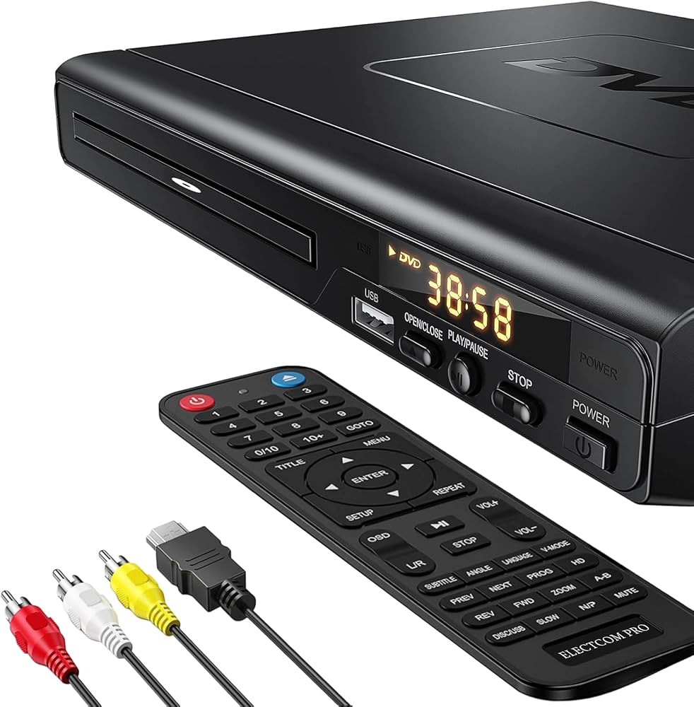 DVD Players for TV with HDMI, DVD Players That Play All Regions, Simple DVD Player for Elderly, C... | Amazon (US)