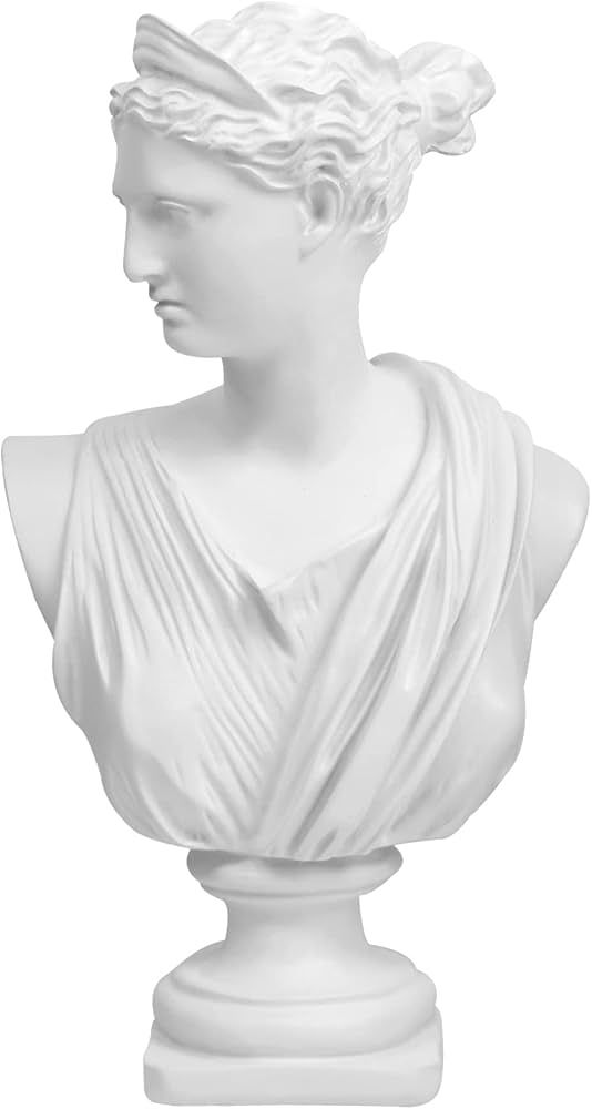 Norrclp 12.5in Greek Statue of Diana, Classic Roman Bust Greek Mythology Sculpture for Home Decor | Amazon (US)