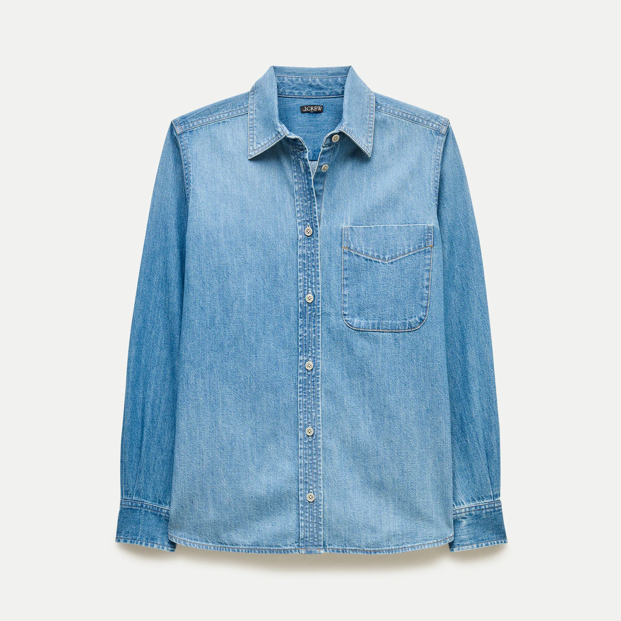 Jules classic-fit button-up shirt in denim | J. Crew US