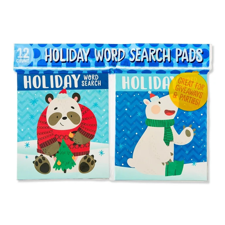 Bendon 12-Count Mini Puzzle Pads, Holiday Stocking Stuffer Handouts, Party Favors - Walmart.com | Walmart (US)