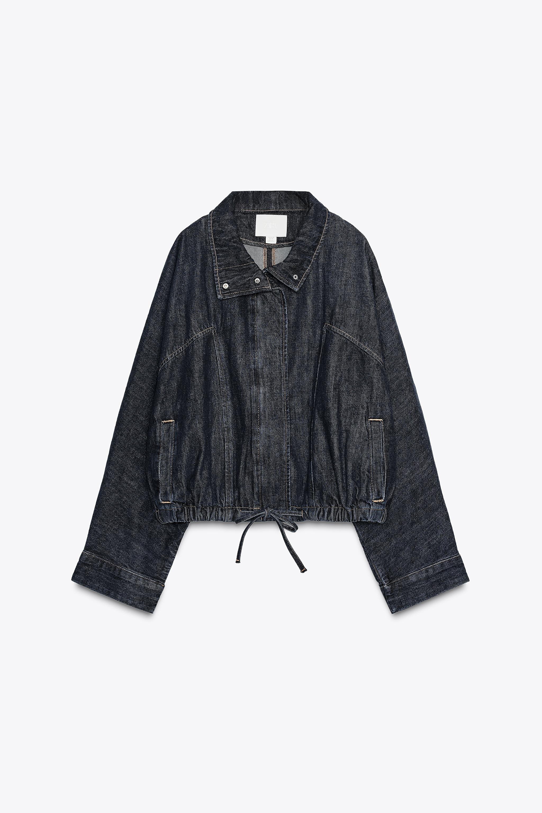 TRF BATWING SLEEVE DENIM JACKET | Zara UK