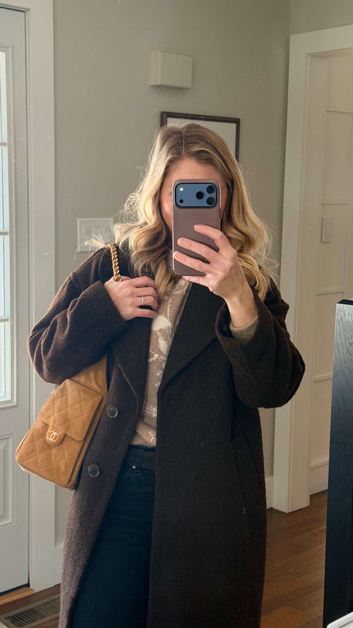 Officially obsessed with this chocolate brown bouclé coat 🤎 The texture, the color, the way it instantly elevates even the simplest outfit. It feels cozy and substantial but still polished, and that rich brown shade works with everything in my winter wardrobe. The kind of coat you reach for daily and somehow never get tired of wearing.

#LTKootd #LTKgrwm #LTKPetite