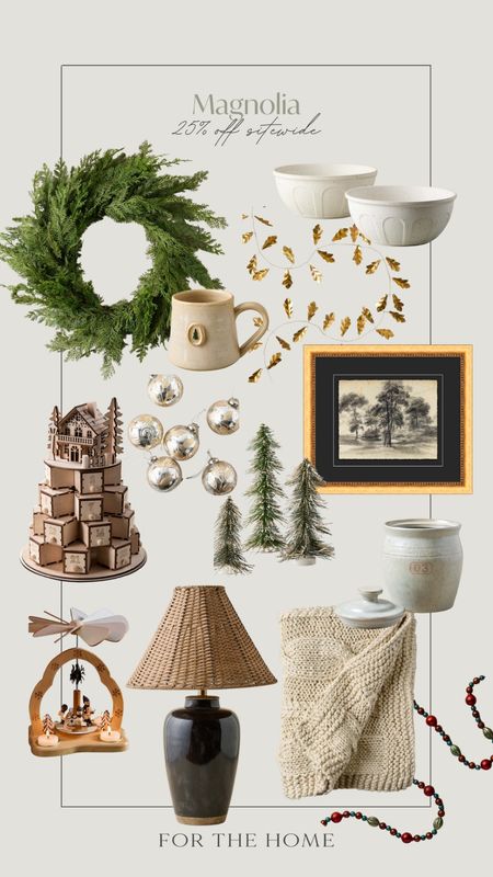 
I found so many cute holiday decor pieces at Magnolia! Also found a similar advent to mine, it's so cute!! They are having their Black Friday sale from 11/22- 11/28.  25% off sitewide including furniture, rugs, wall decor, holiday, gifts, and more! Linked my favorites from the sale.

#LTKGiftGuide #LTKCyberWeek #LTKHoliday