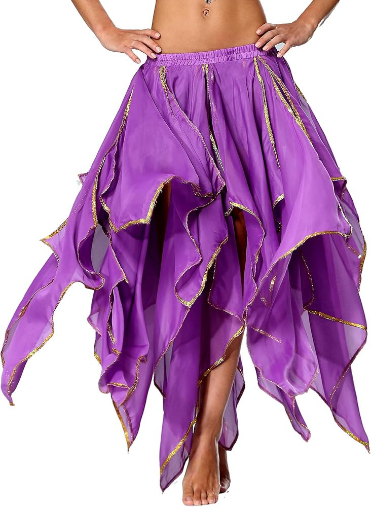 Sequin Chiffon Skirt for Women Costume | Amazon (US)