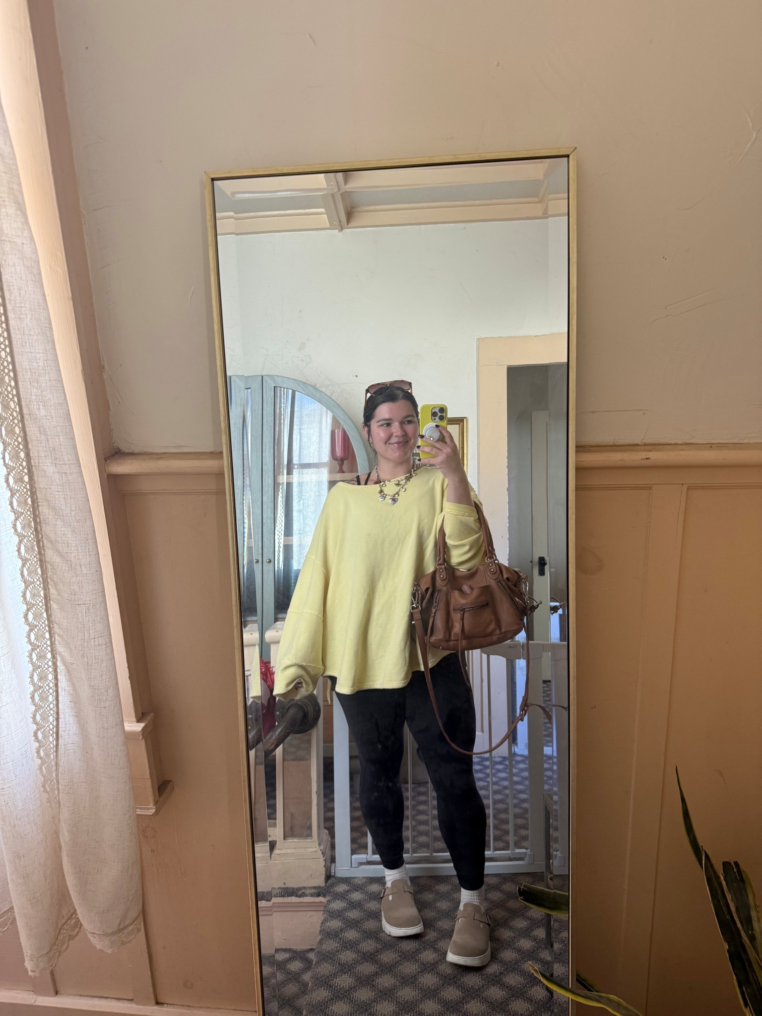 Thursday outfit vibes. Top size large. Leggings 10 in 23” length  

#LTKMidsize #LTKSeasonal #LTKFindsUnder100