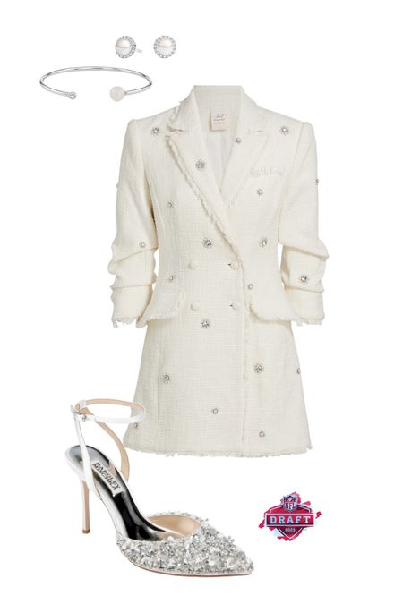 NFL Draft Inspired Outfit! 

White dress, blazer dress, night out, cocktail dress

#LTKstyletip