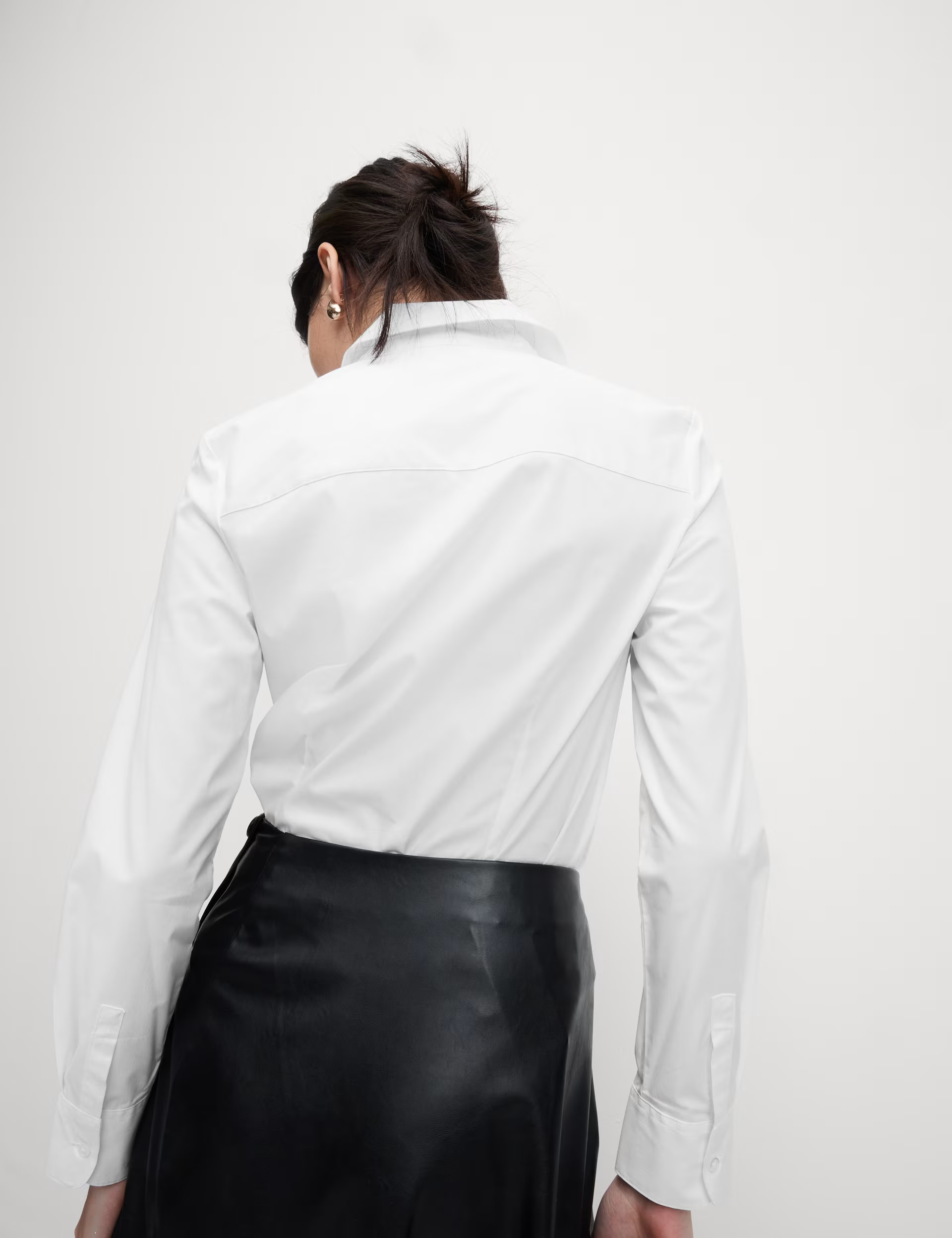 Cotton Rich Fitted Collared Shirt | Marks & Spencer (UK)