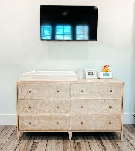 Anthropologie dresser. Changing table. Changing pad. Changing pad cover. Diaper warmer. Nursery Inspo 

#LTKbaby #LTKfamily #LTKhome