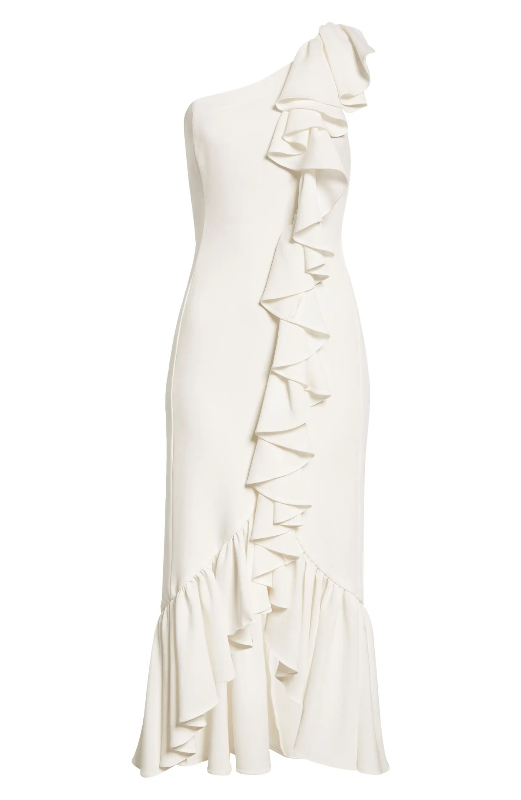 Jovette Ruffle One-Shoulder Dress | Nordstrom