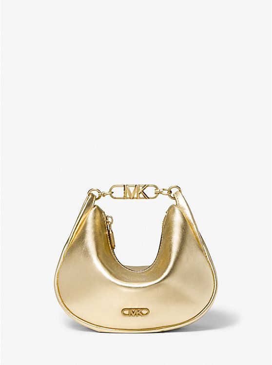 Kendall Small Metallic Leather Shoulder Bag | Michael Kors US