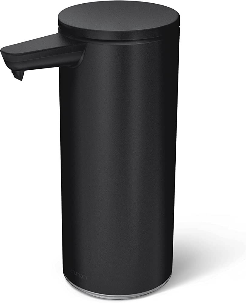 simplehuman 9 oz. Touch-Free Rechargeable Sensor Liquid Soap Pump Dispenser, Matte Black | Amazon (US)