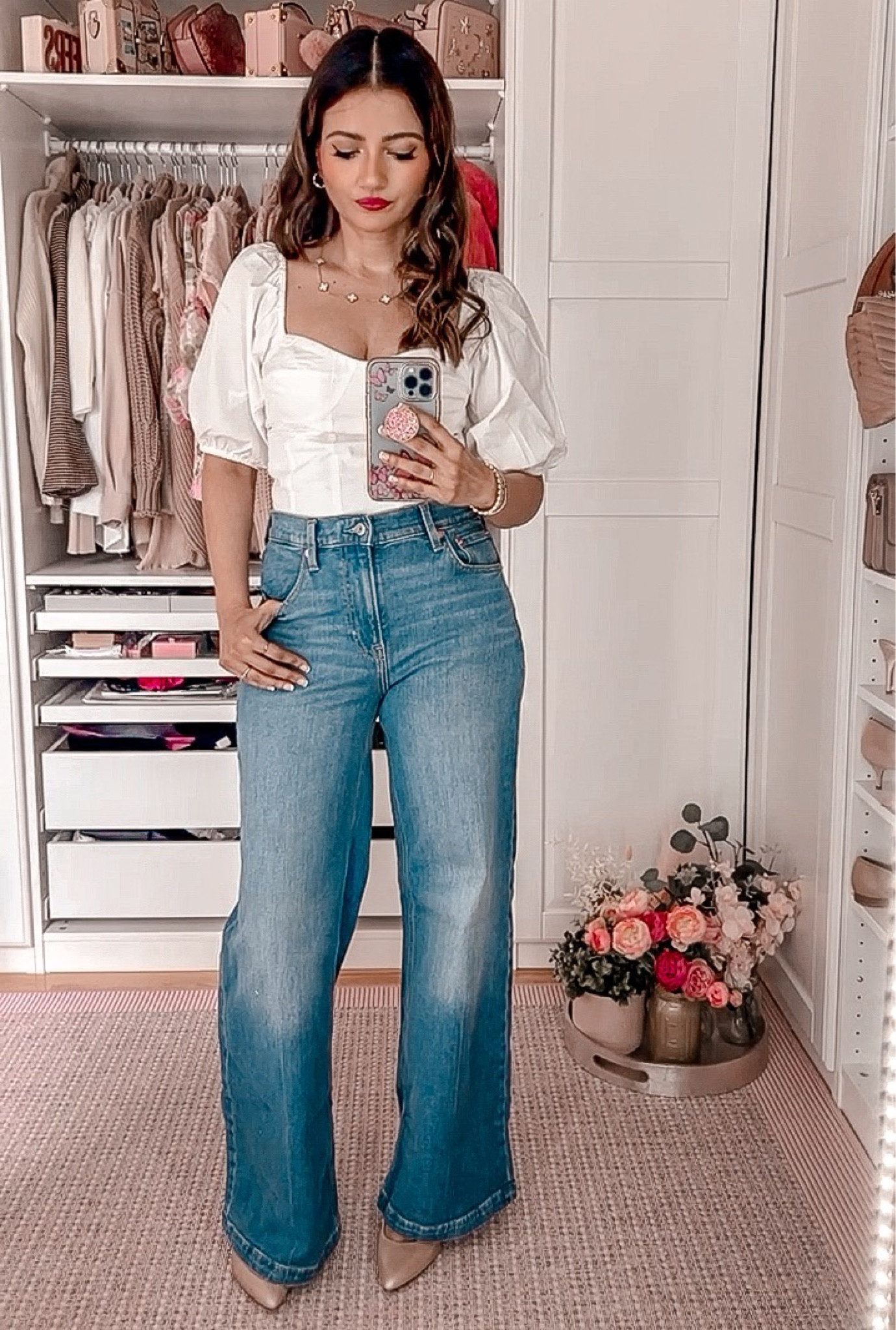 GAP puff sleeve sweetheart crop top and high rise stride jeans 

Gifted from  @gap #gapcanada 

Spring prep at Gap
60% off markdowns, and 40% off plus extra 10% off regular price.

From now until January 28 you can save 40% off regular price styles with code TREAT with an extra 10% off regular price styles with code ADDIT. For sale items, you can use code GOSHOP for an extra 60% off! Some restrictions may apply.

#LTKunder100 #LTKsalealert #LTKFind