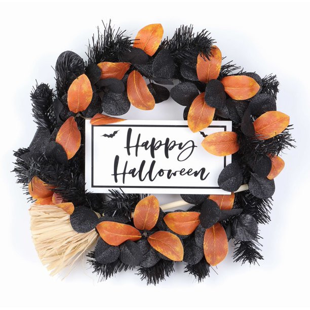 Way To Celebrate Hap Hal Sign Wreath. - Walmart.com | Walmart (US)