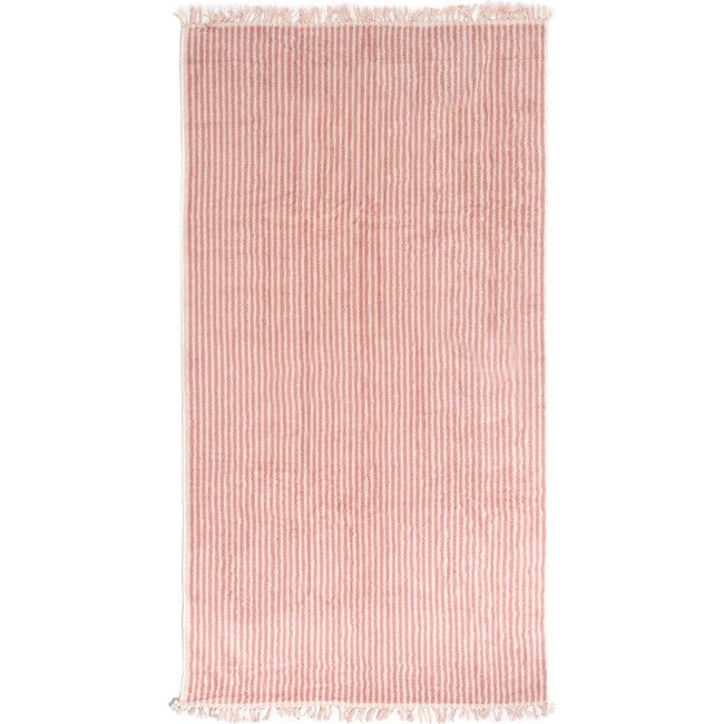Business & Pleasure Co. | The Beach Towel, Lauren's Pink Stripe | Maisonette | Maisonette