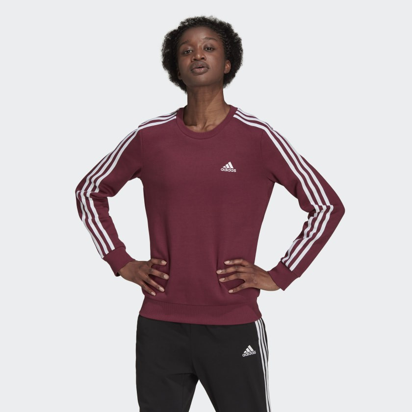 Essentials 3-Stripes Fleece Sweatshirt | adidas (US)