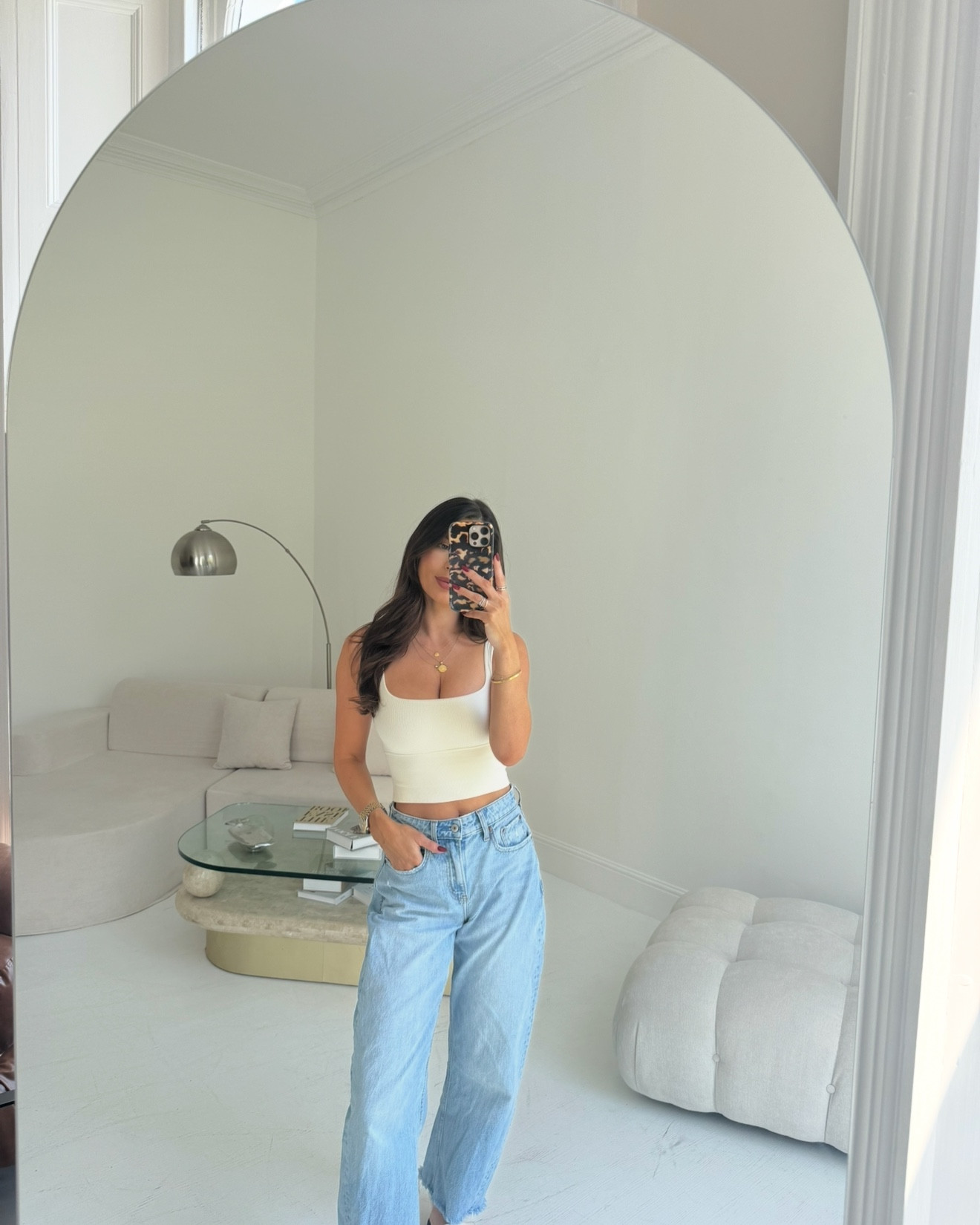 Perfect jeans for summer #jeans vest top is REVR 

#LTKsummer #LTKjeans #LTKuk